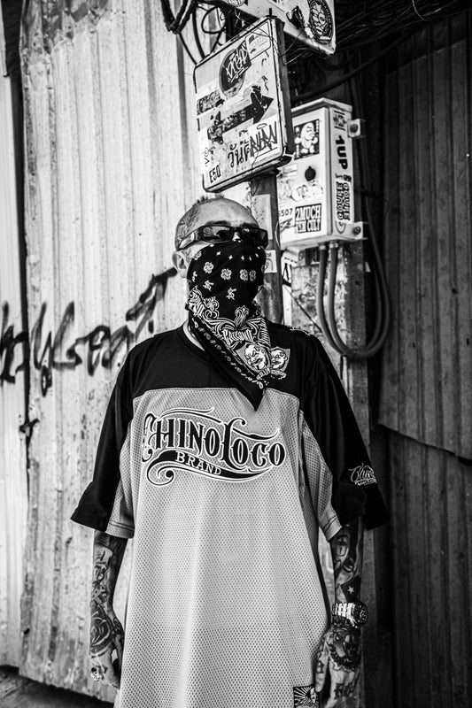 ChinoLoco Brand Rugby Jersey – Grey & Black