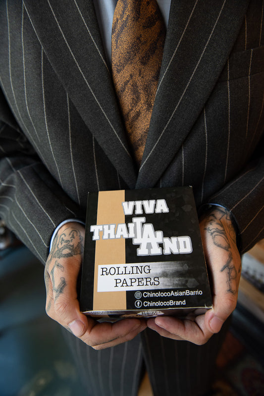 ChinoLoco × Tribal Lower Left Thailand – Hemp Rolling Papers (King Size)
