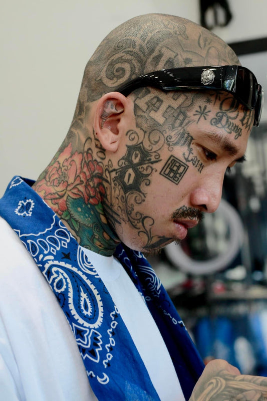 ChinoLoco Biker Shades with Bandana Lining