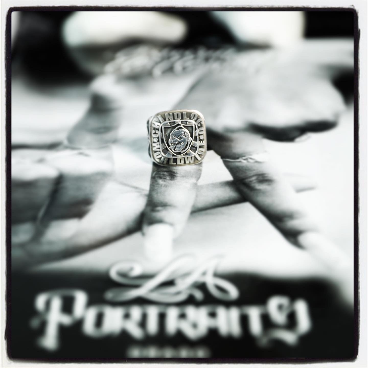 ChinoLoco 925 Solid Silver Heavy Biker Ring