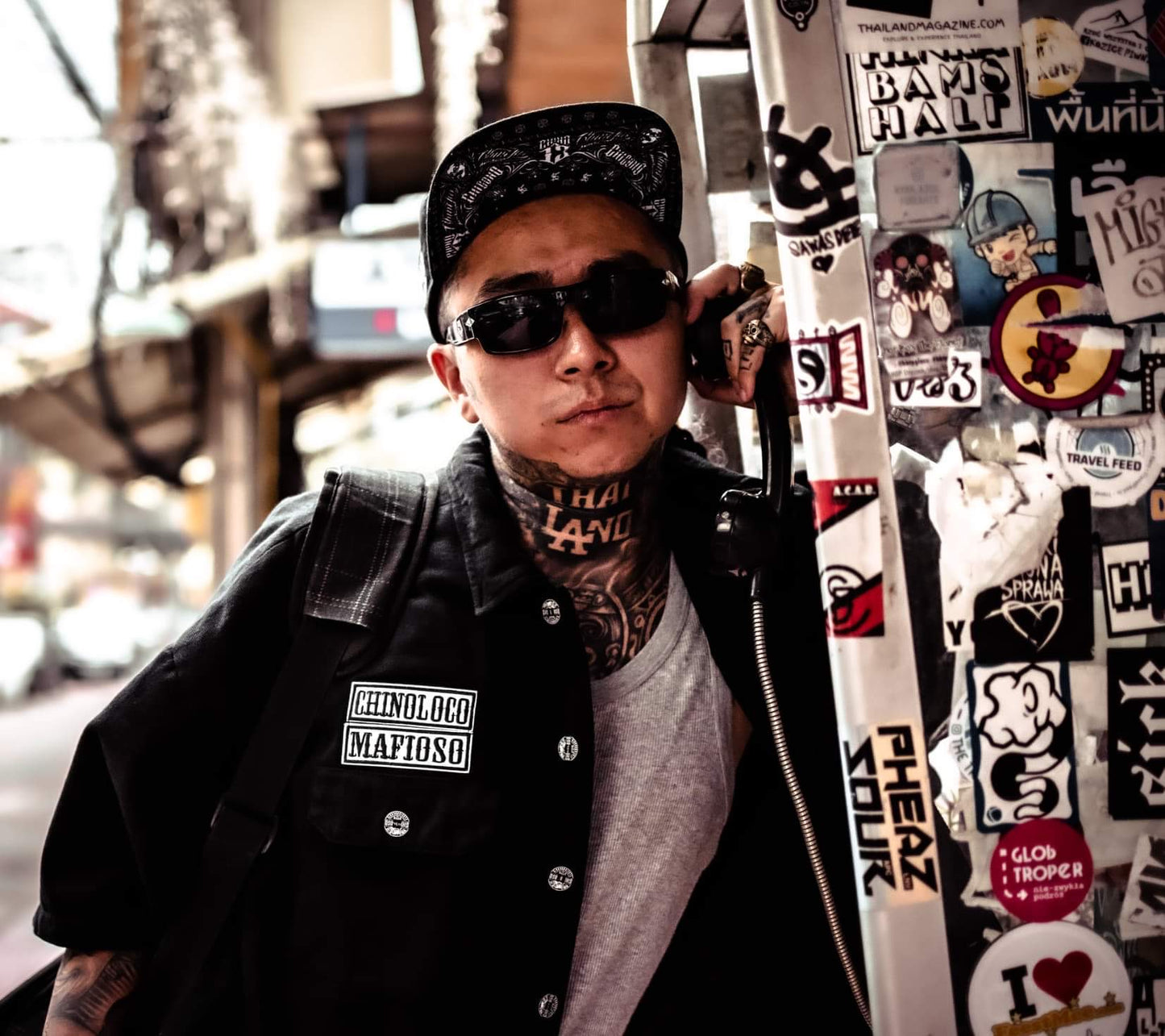 ChinoLoco Baseball Cap โ Bandana Underbrim Edition