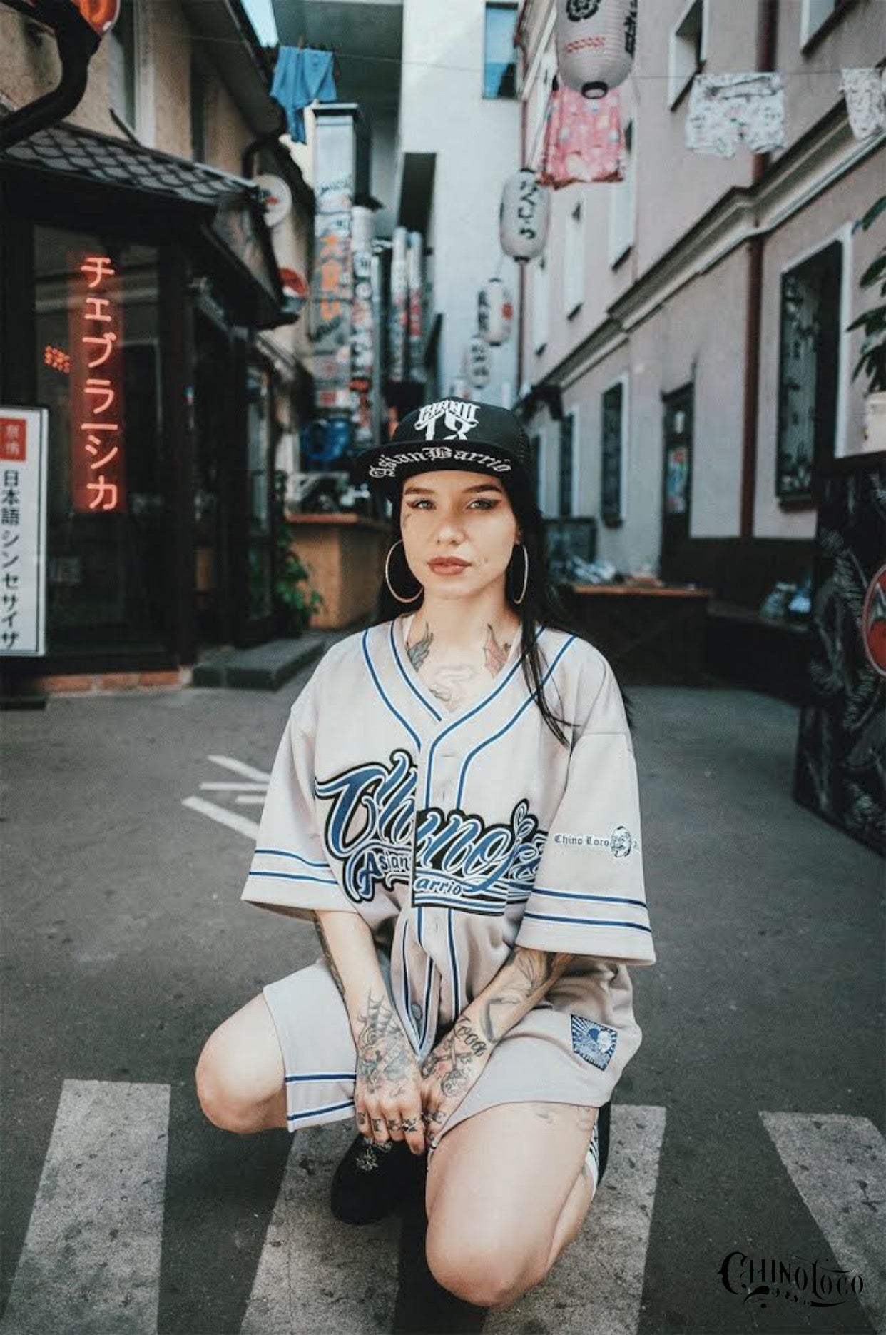 ChinoLoco Asian Barrio Baseball Jersey