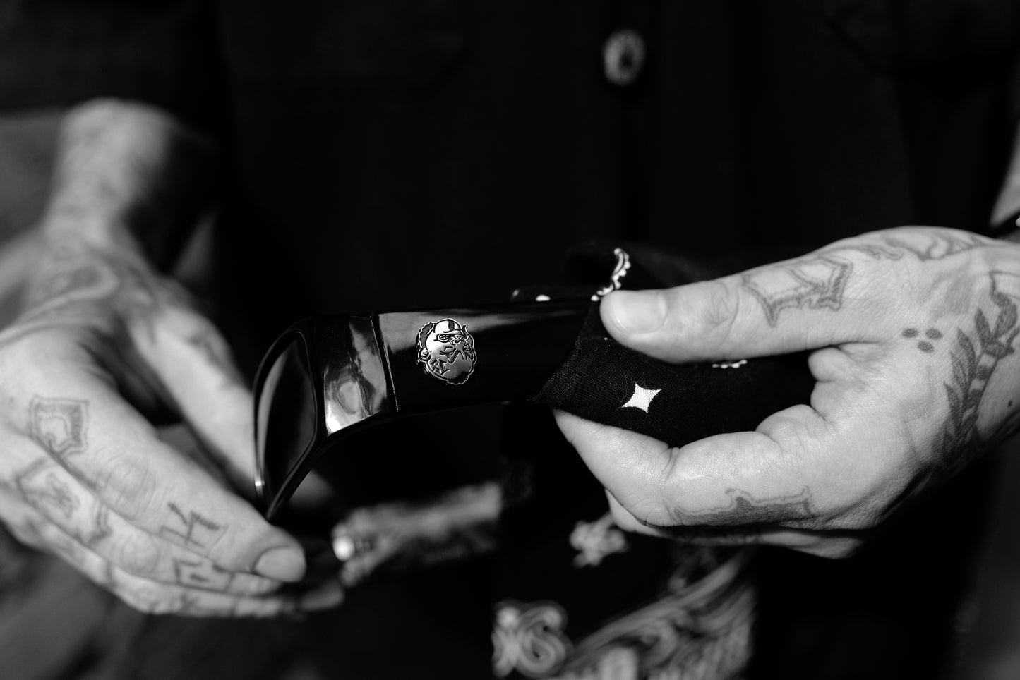 ChinoLoco Biker Shades with Bandana Lining