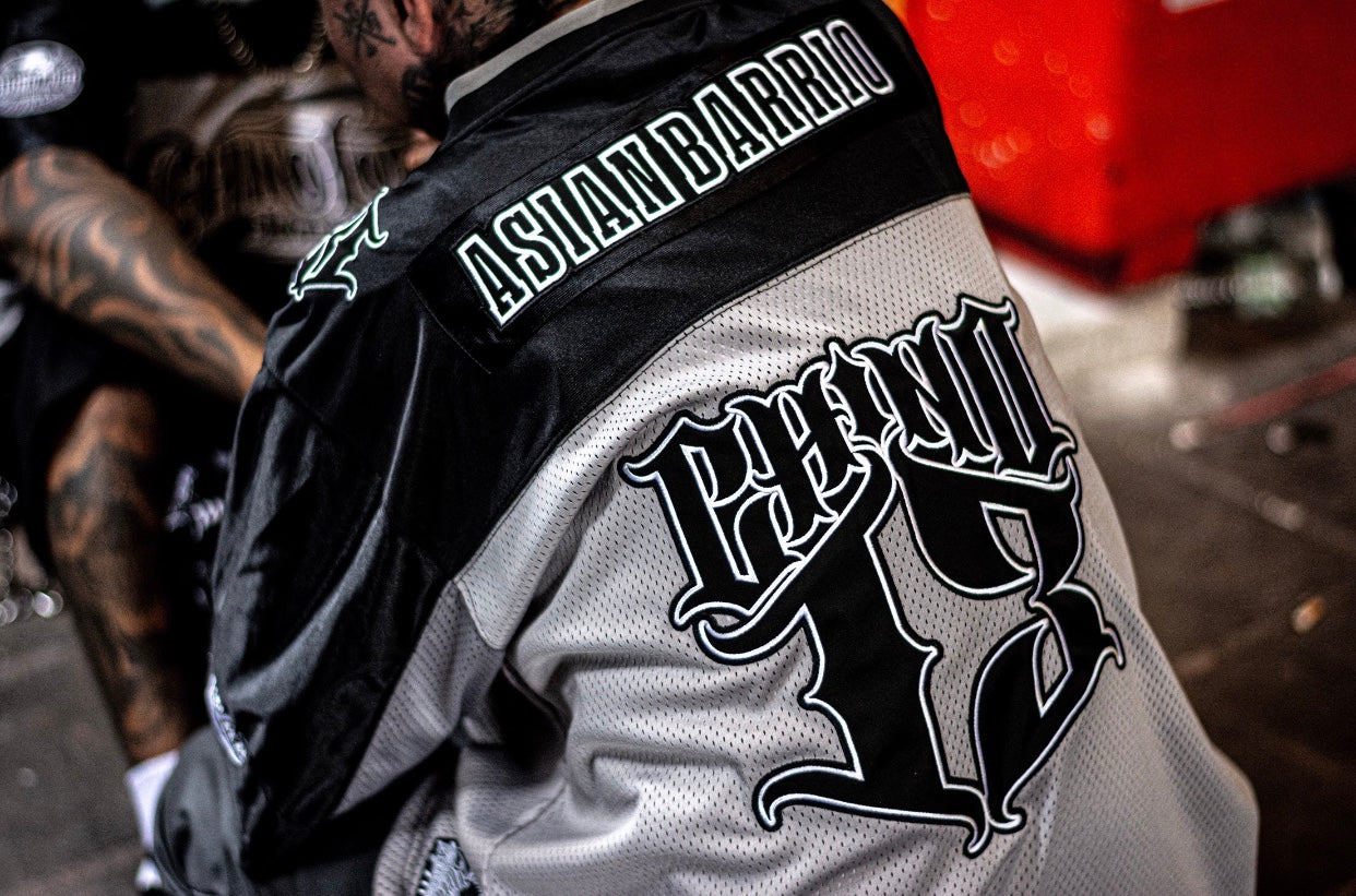 ChinoLoco Brand Rugby Jersey – Grey & Black