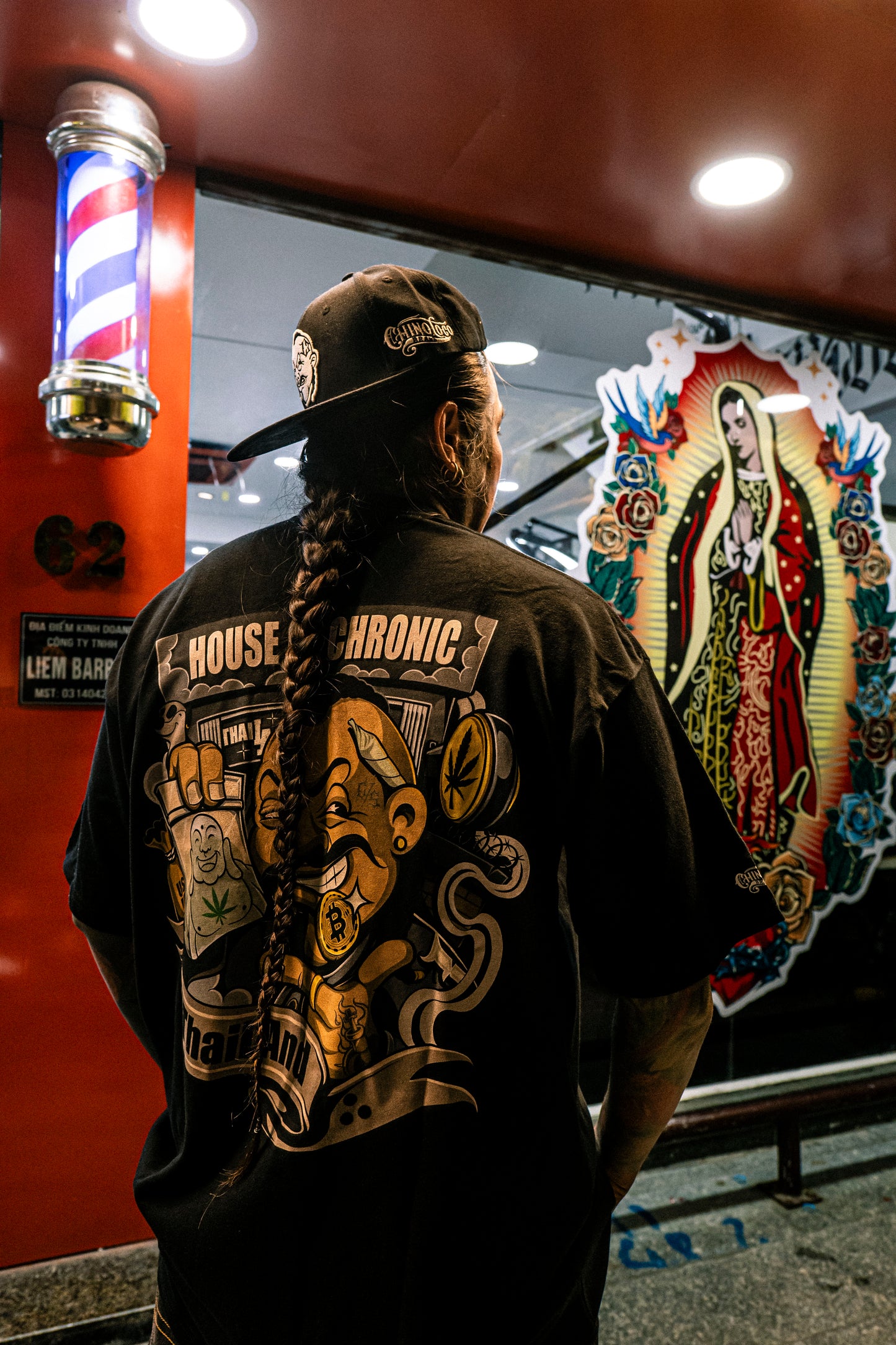 ChinoLoco X House of chronic Thailand BTC T-shit