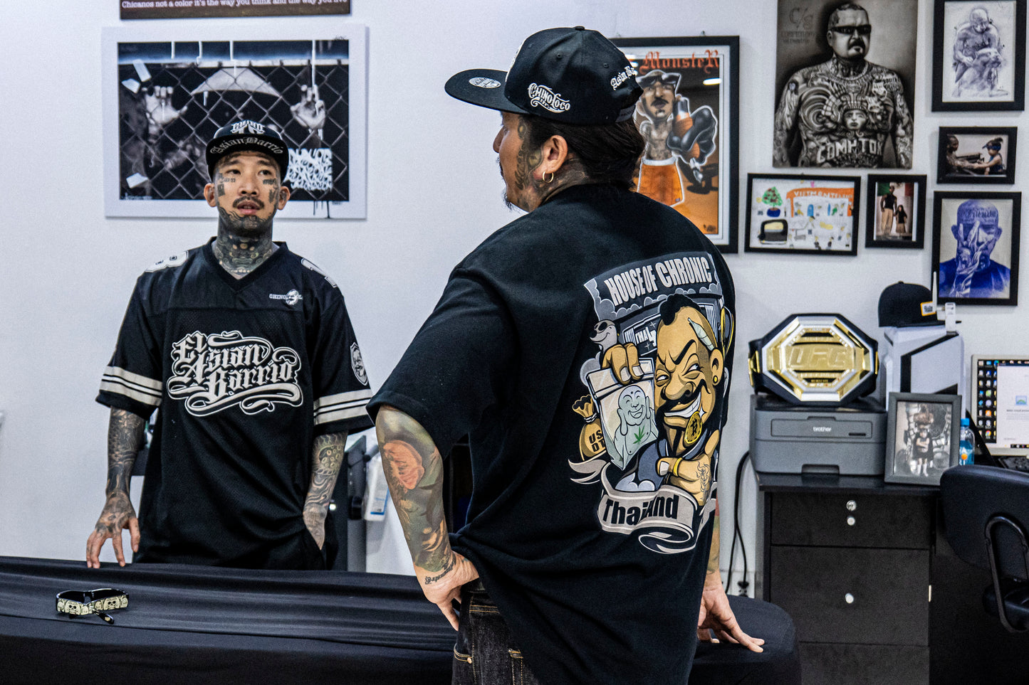 ChinoLoco X House of chronic Thailand BTC T-shit