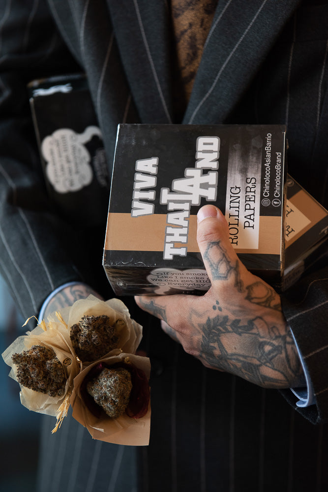 ChinoLoco × Tribal Lower Left Thailand – Hemp Rolling Papers (King Size)