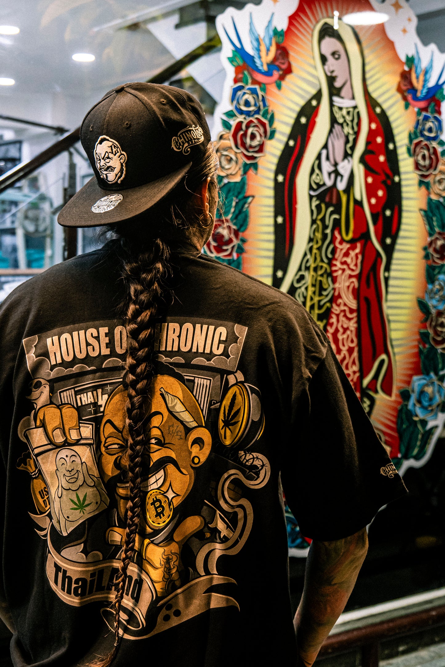 ChinoLoco X House of chronic Thailand BTC T-shit