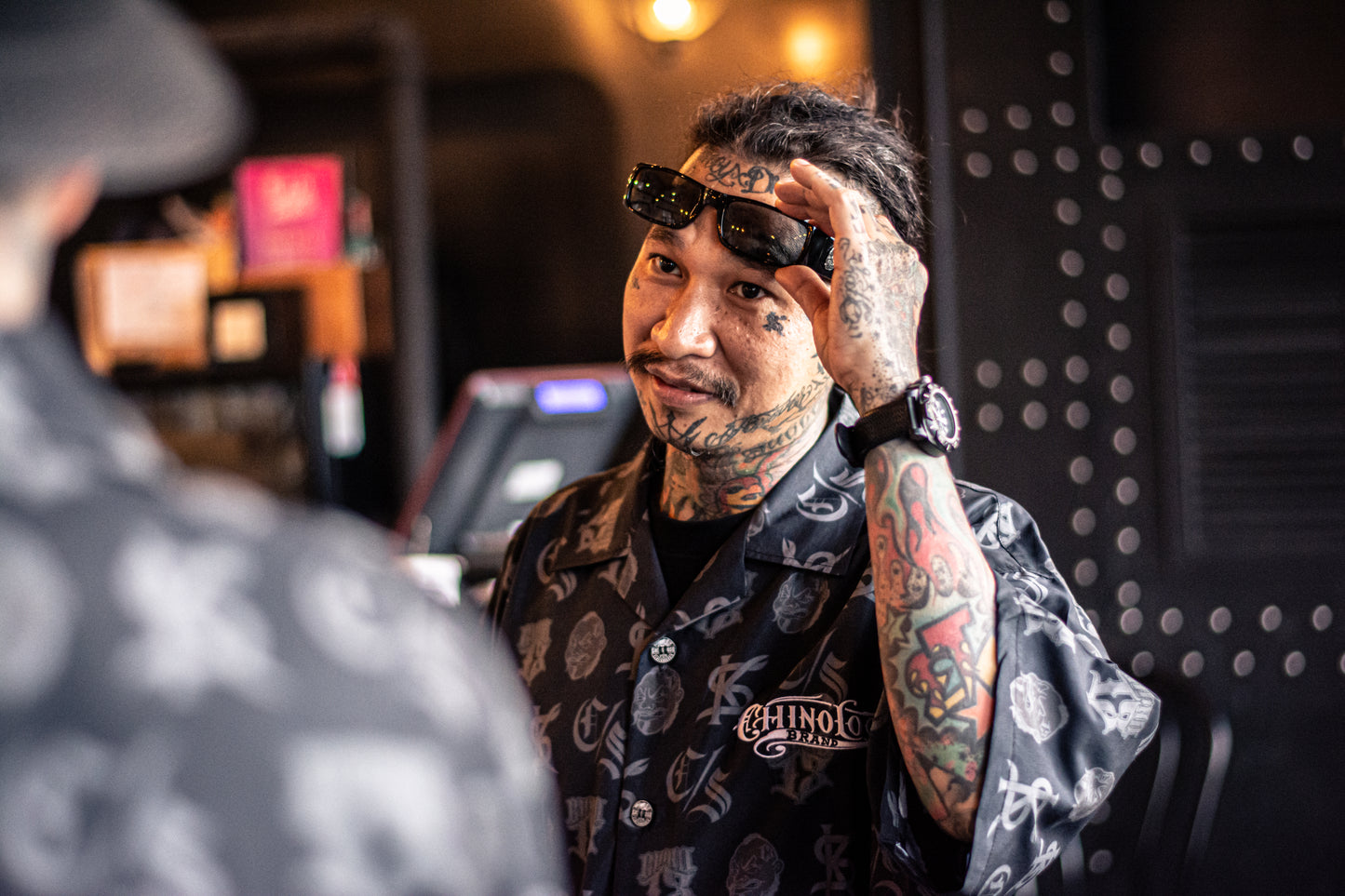 ChinoLoco Biker Shades with Bandana Lining