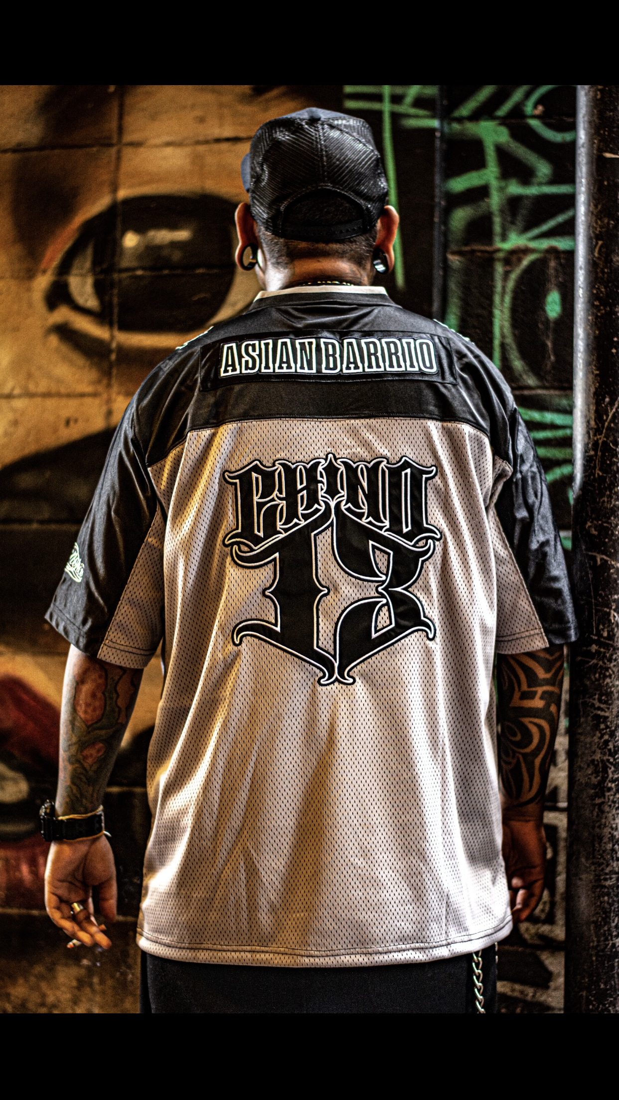 ChinoLoco Brand Rugby Jersey – Grey & Black