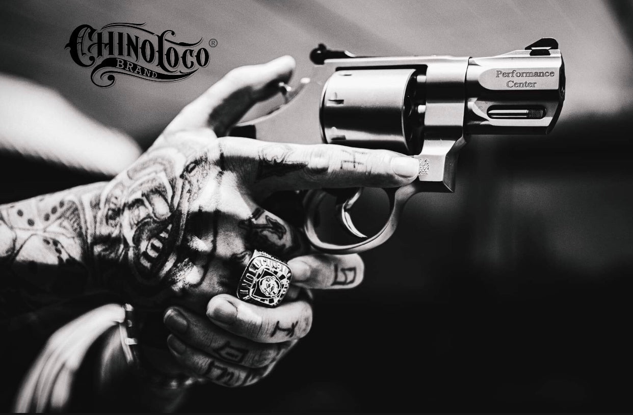 ChinoLoco 925 Solid Silver Heavy Biker Ring